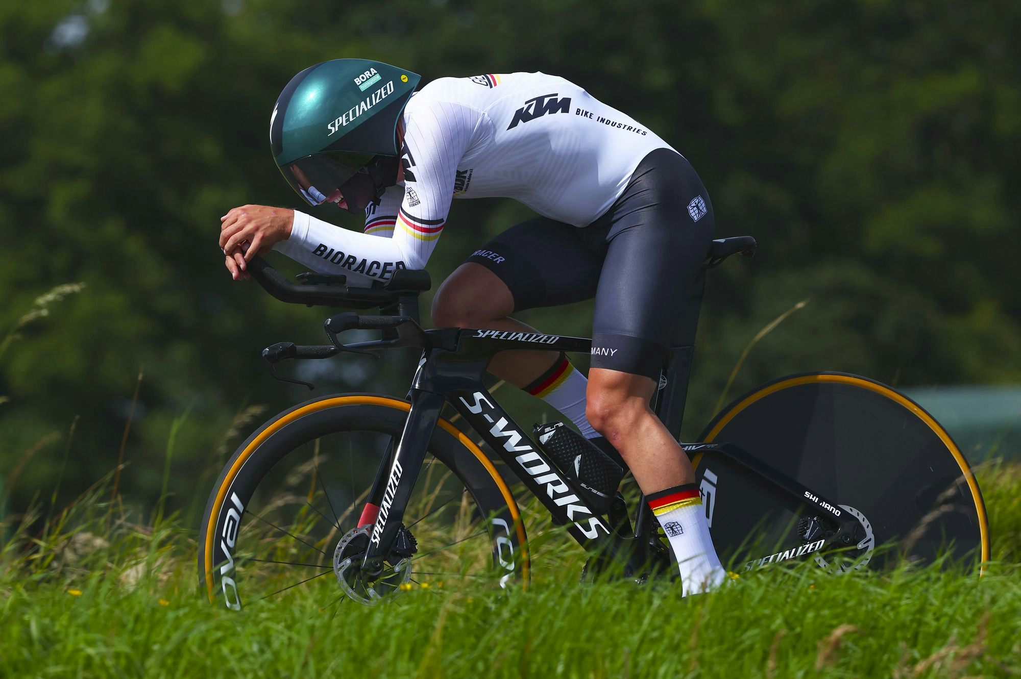Paul Fietzke bei der WM im Zeitfahren (Foto: SprintCyclingAgency/BORA-hansgrohe)